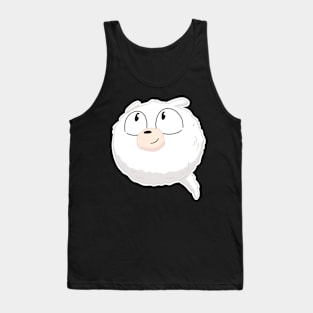 White Woff Tank Top